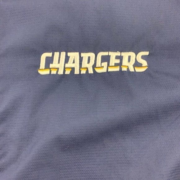 Reebok LAChargers On Field Jacket Men’s Size XL System Control Full Zip - Picture 2 of 11